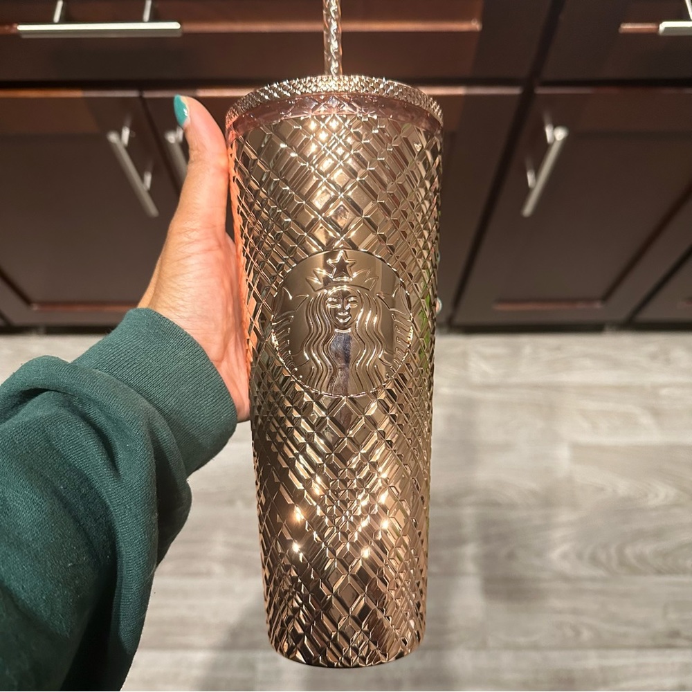 Starbucks Rose Gold Tumbler - Picture 2 of 3